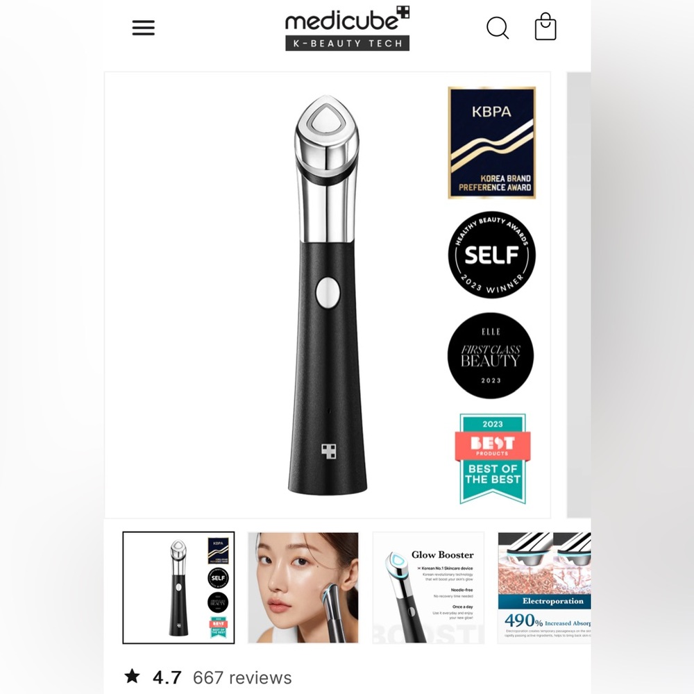 Medicube age r booster h device